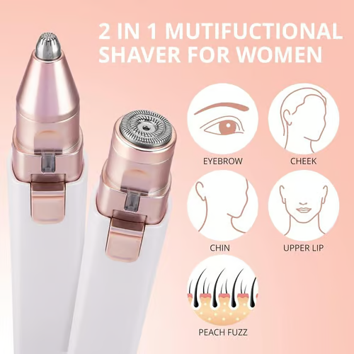 š„Last Day 49% OFFš„2-in-1 Women's Eyebrow and Facial Hair Removal Device
