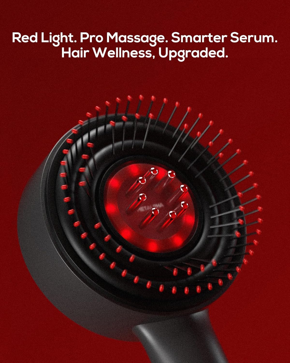 Red Light Brush for Hair Growth and Massage