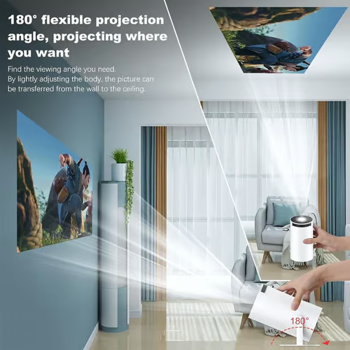 🎥✨Portable Smart Projector –4K Home Cinema & Outdoor Projector