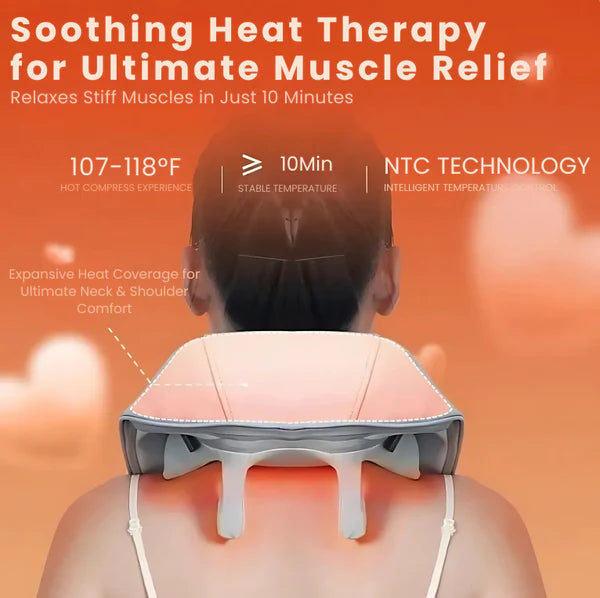 Ambhu Heated Neck and Shoulder Massager - Cervical Back Relief