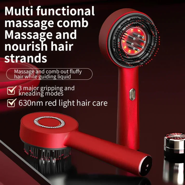 Red Light Brush for Hair Growth and Massage