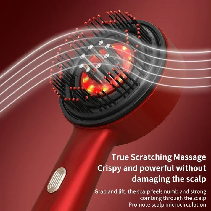 Red Light Brush for Hair Growth and Massage